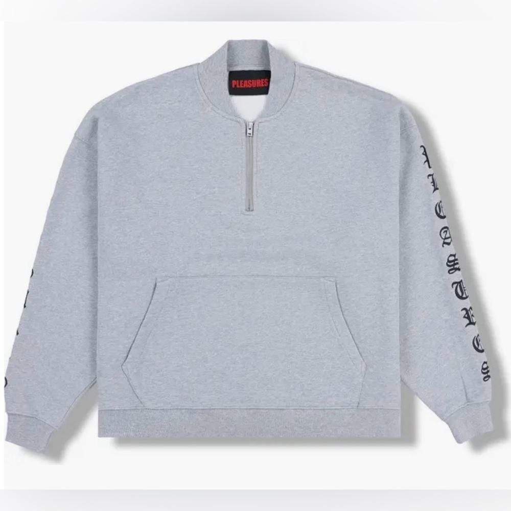 Pleasures Grey quarter zip pullover Men’s small